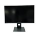 Black Dell monitor on a white background