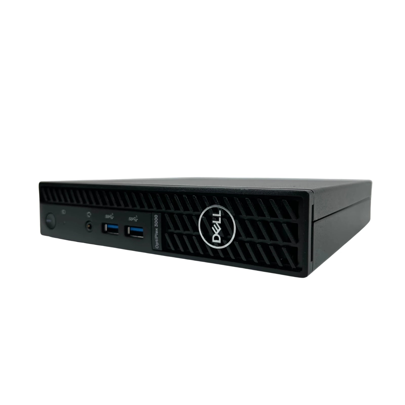 Dell tiny PC on a white background