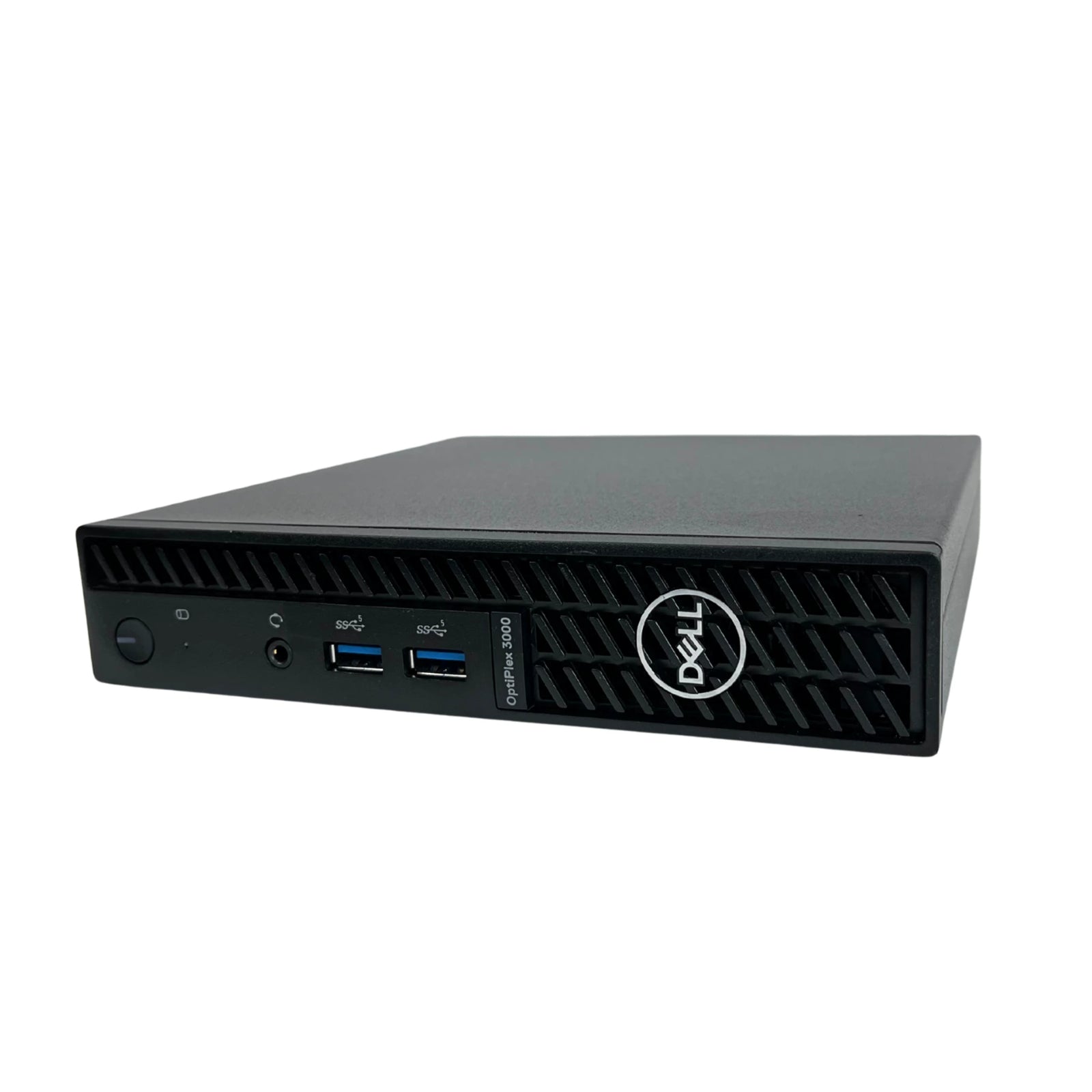 Dell OptiPlex 3000 Ports mini PC in white background