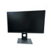 Black computer monitor on a white background