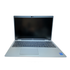 Front view of a Titan Grey Dell Precision 3580 15.6-inch mobile workstation laptop, showing the open display, thin bezels, and full-sized backlit keyboard with numeric keypad.
