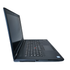 Black laptop on a white background