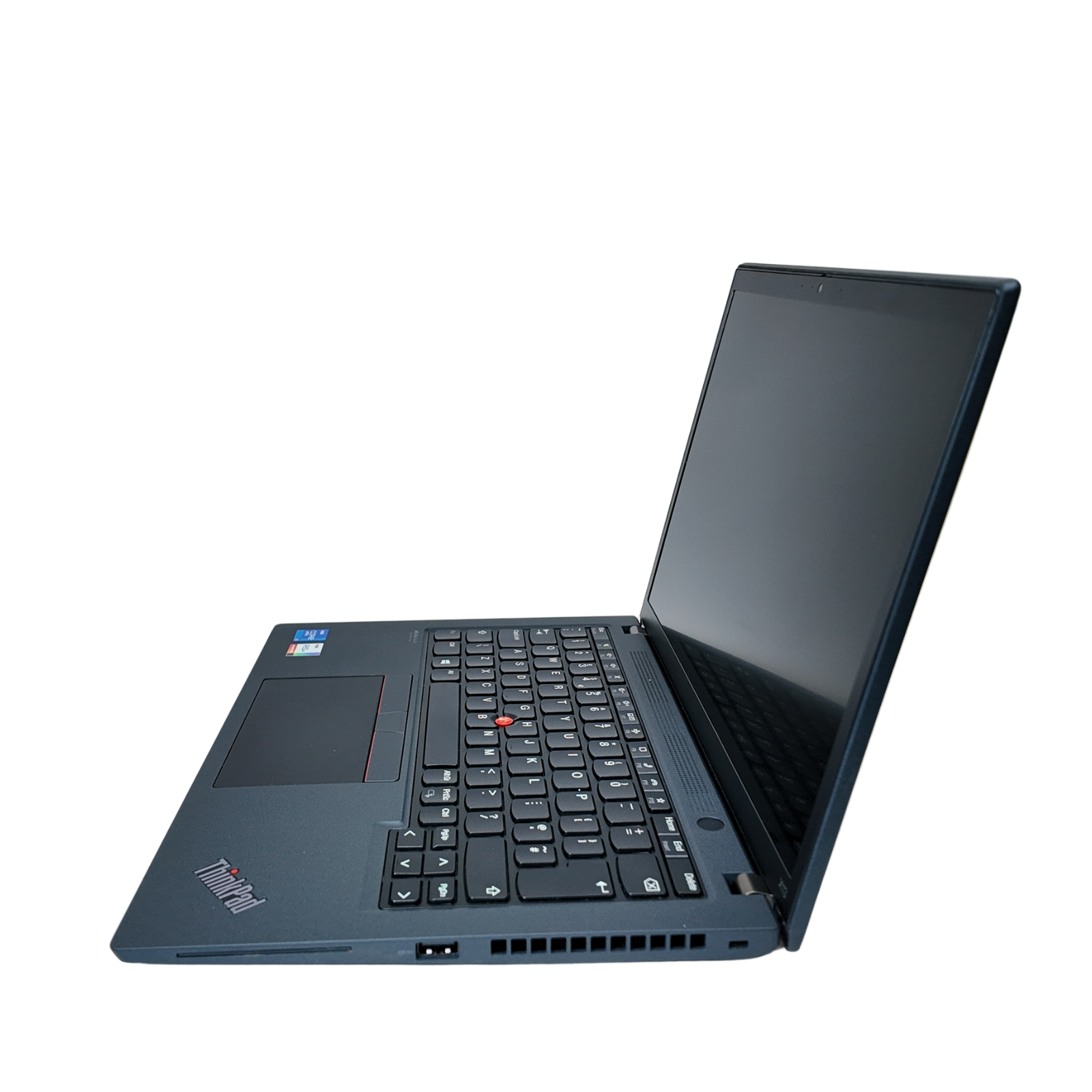 Lenovo ThinkPad X13 Gen 2 laptop in black, shown open with the screen and keyboard visible