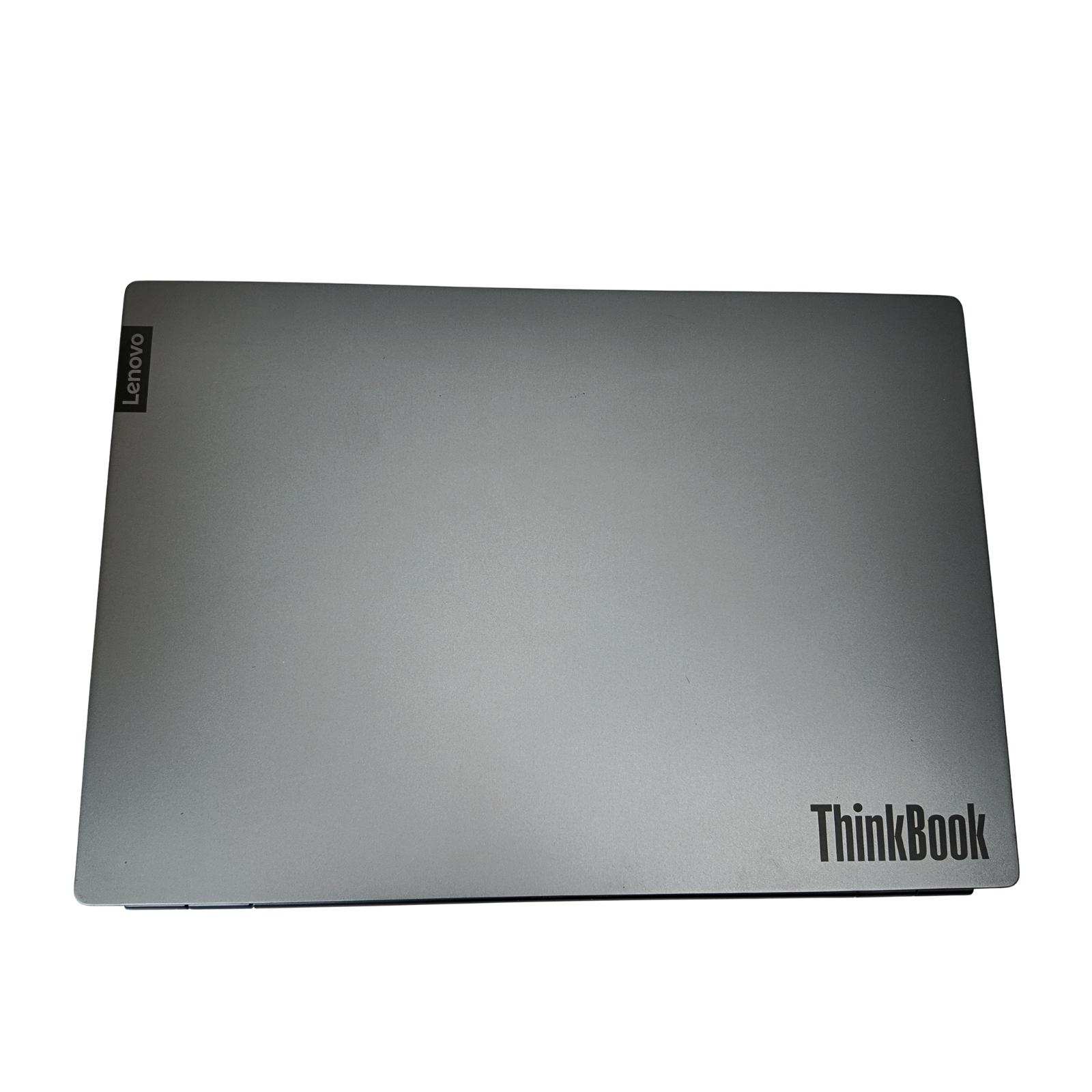 Lenovo ThinkBook laptop on a white background